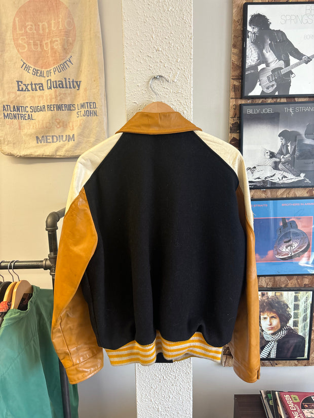 Vintage KA Yellow Varsity Black/Yellow Jacket - S
