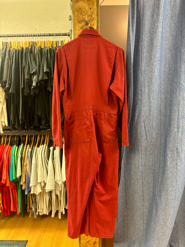 Vintage Canadian Red Coveralls - 36