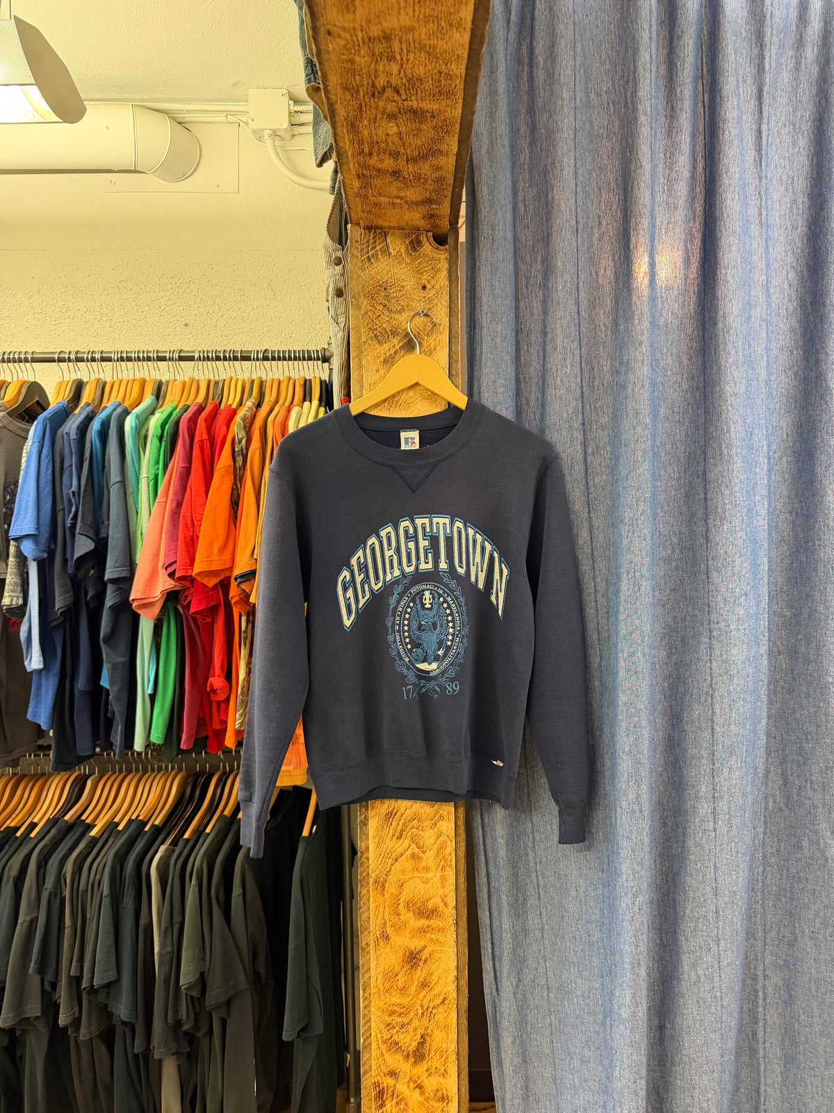 Georgetown graphic navy sweatshirt - S