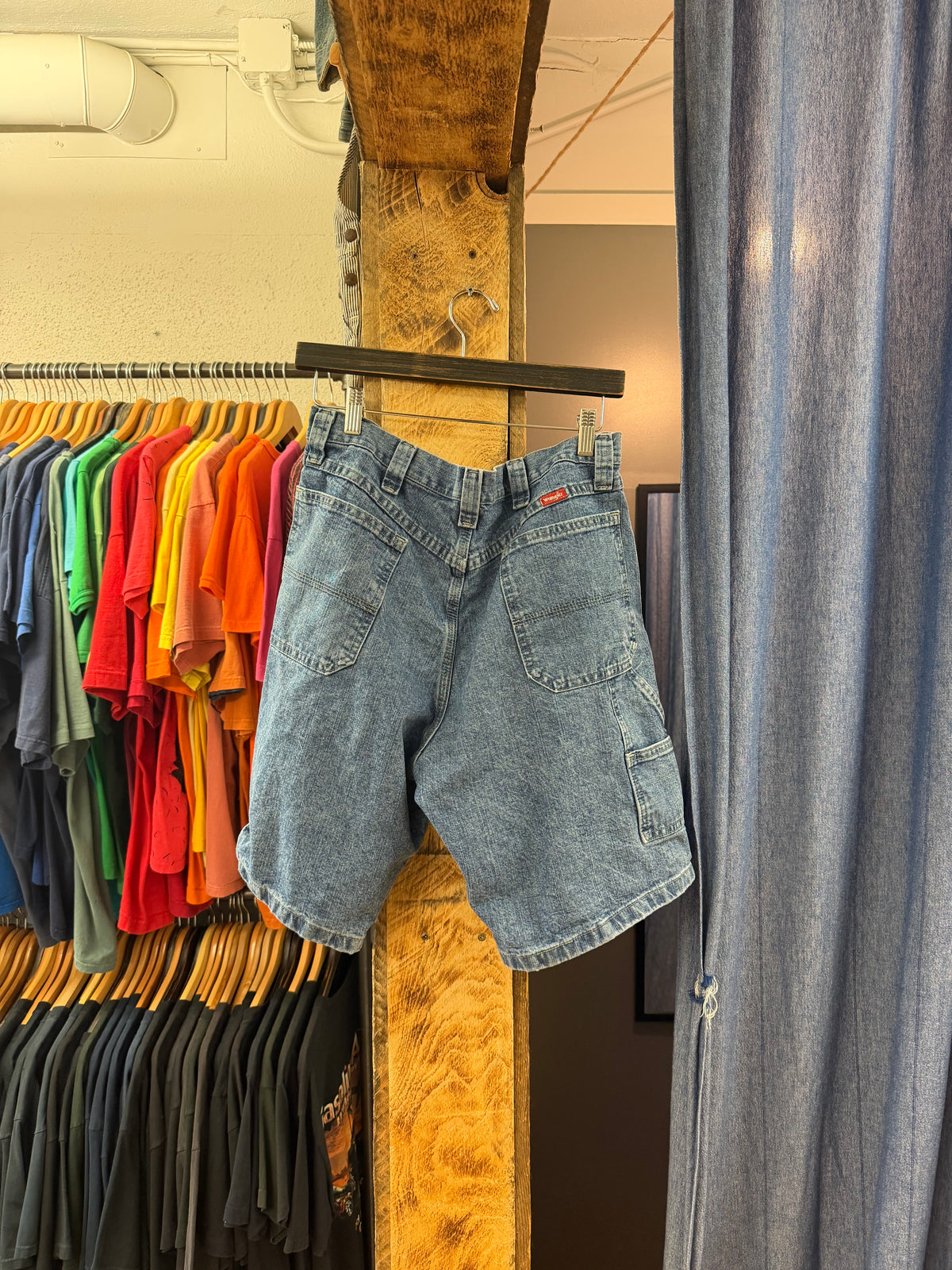 Vintage wrangler blue jorts - 34