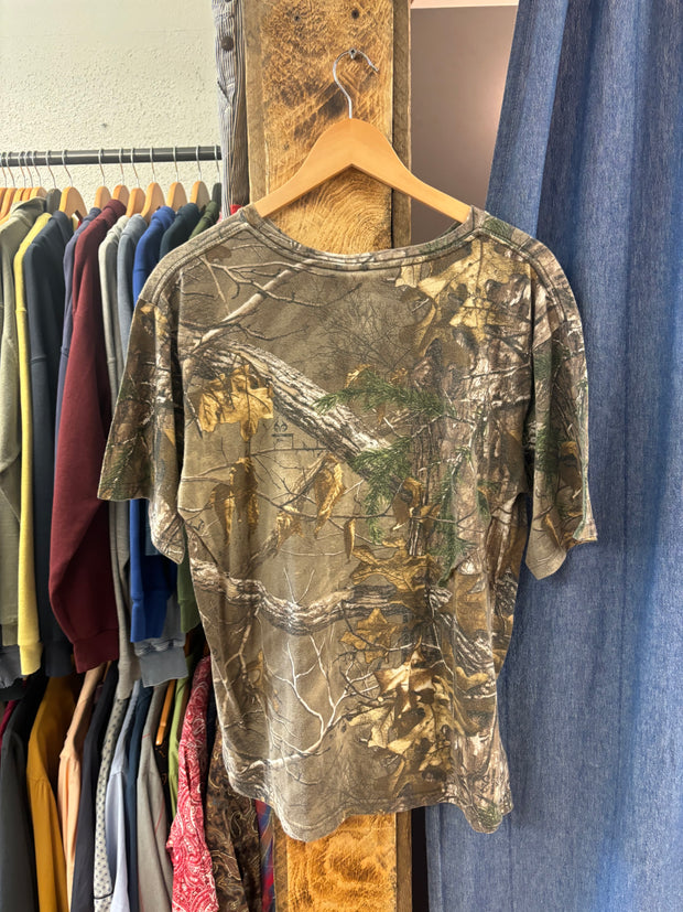 Vintage Realtree Camouflage T-Shirt - L