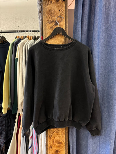 Windriver Faded Black Crewneck - L