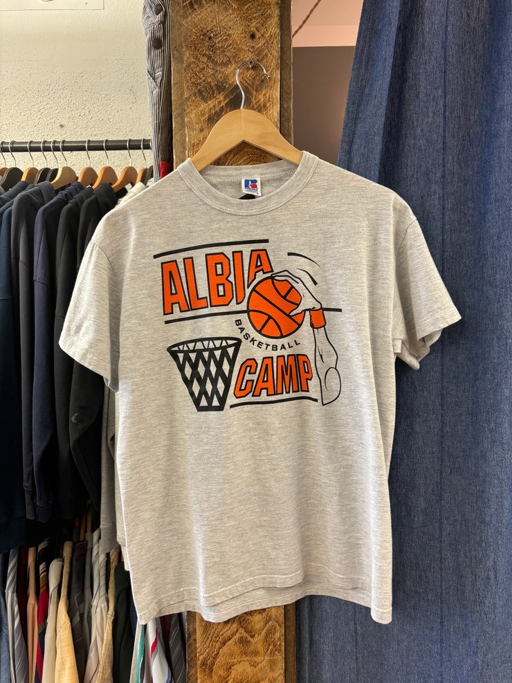 Vintage Albia Basketball Camp Light Grey T-Shirt - S