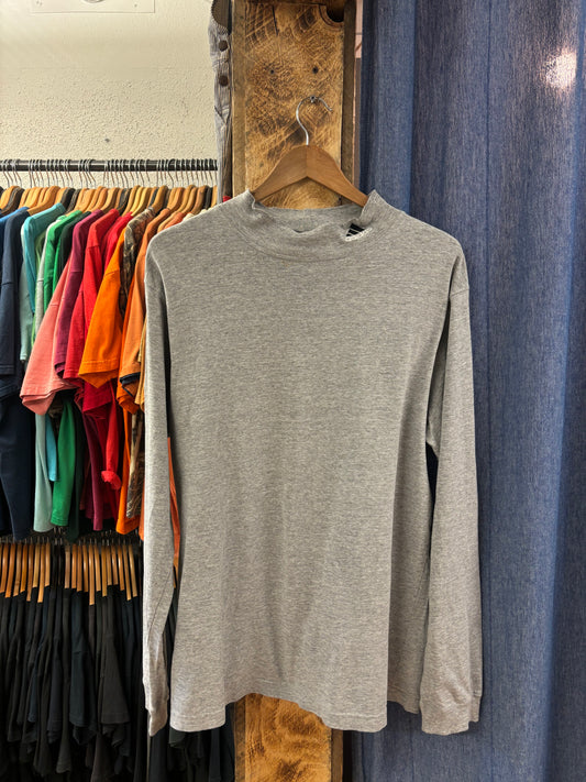 Vintage Adidas Mock Longsleeve T-shirt - L