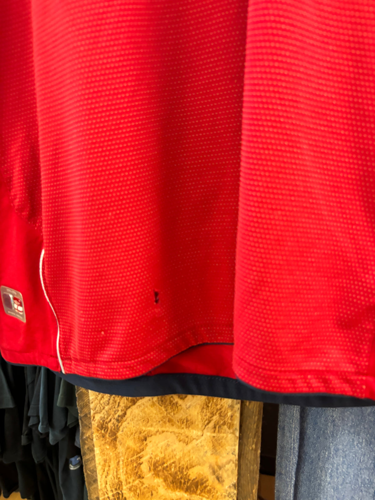 Vintage England Umbro Red Longsleeve Jersey - L