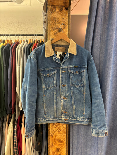 Vintage Wrangler Lined Denim Jacket - S