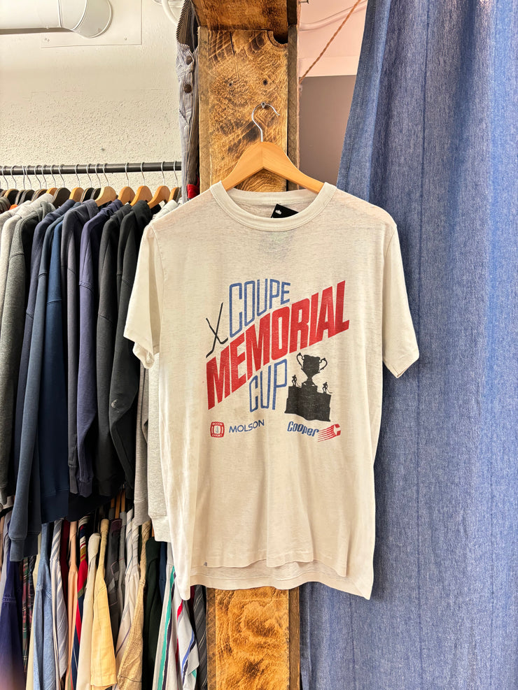 Vintage Coupe Memorial Cup White T-Shirt - M