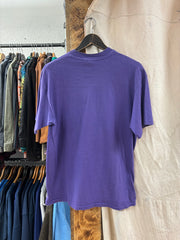 Vintage "Help... I've Fallen And I Can't Get Up!" Purple T-shirt - L