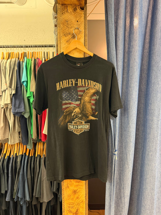 Vintage Harley Davidson eagle graphic t-shirt - L