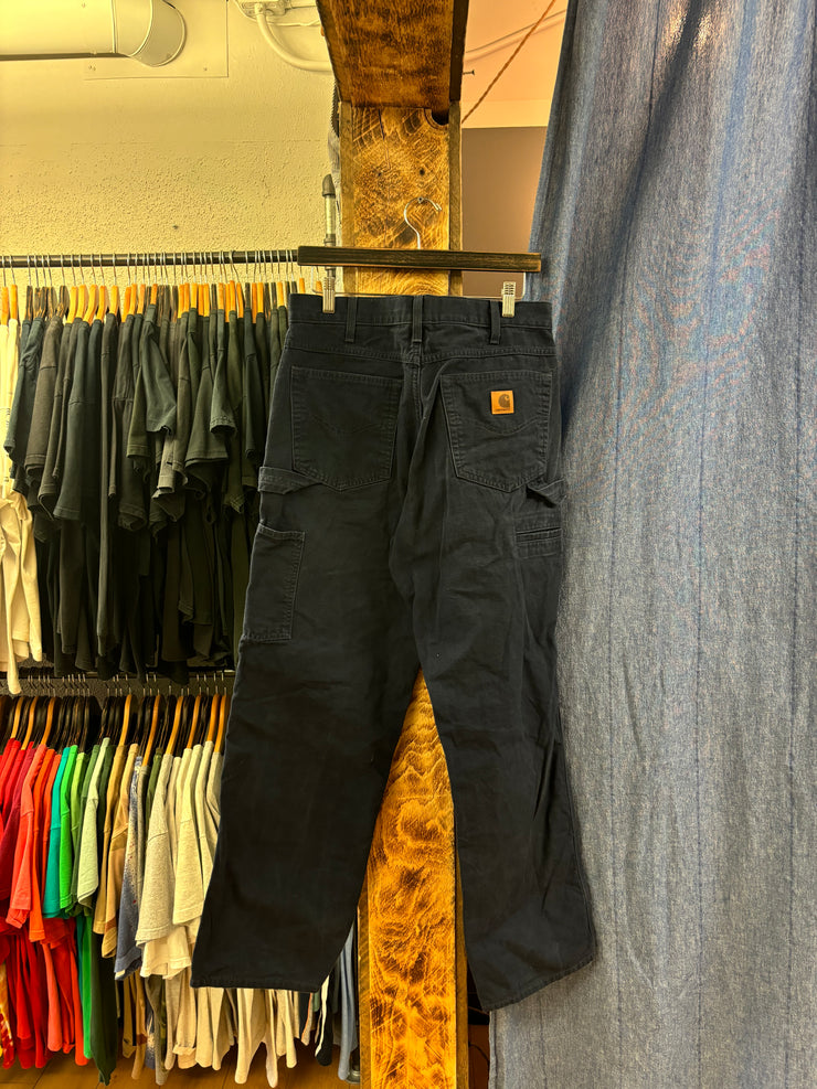 Vintage Carhartt Single Knee Navy Pants - 32x32