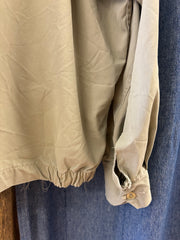 Vintage Workwear Cropped Cream Jacket - M