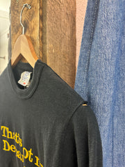 Vintage 90’s “That’s Not My Department” Black T-Shirt - S