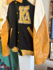 Vintage KA Yellow Varsity Black/Yellow Jacket - S