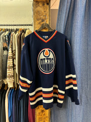 Vintage Edmonton Oilers Starter Hockey Jersey - XL