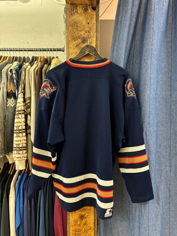 Vintage Edmonton Oilers Starter Hockey Jersey - XL