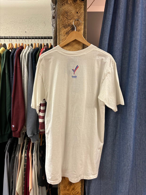 Vintage 1994 Commonwealth Games White T-Shirt - XL