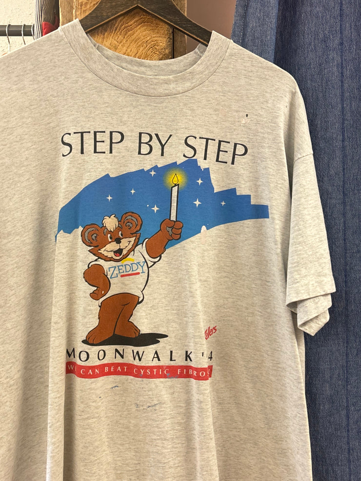 Vintage 1994 Step By Step Zellers Light Grey T-Shirt - XL