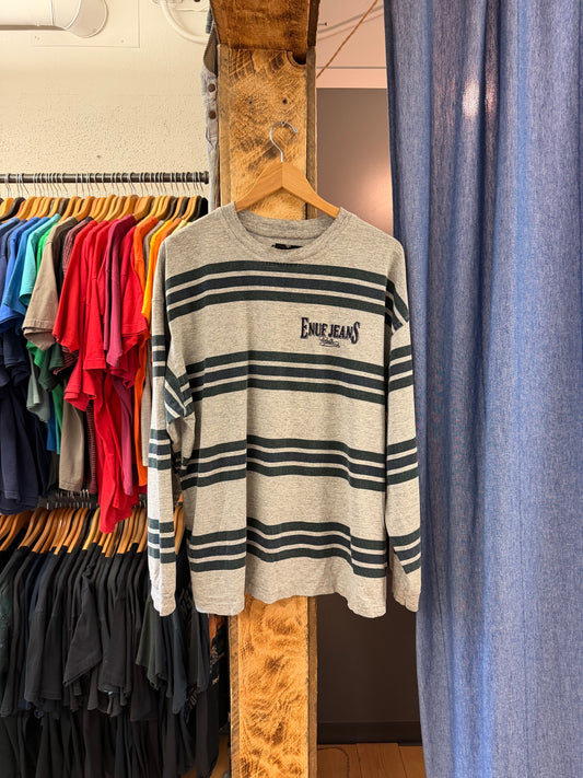 Vintage enuf jeans striped Longsleeve - XXL