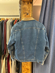 Vintage Wrangler Lined Denim Jacket - S