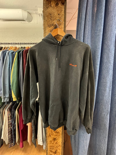 Vintage McNally Tigers Faded Black Hoodie - XL