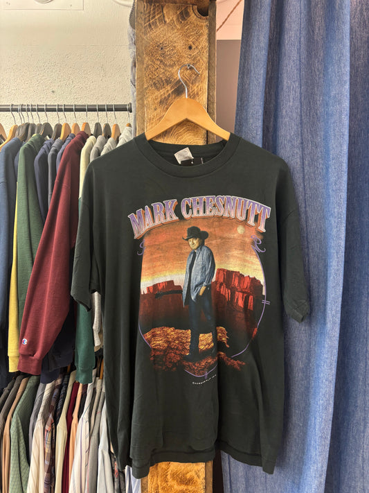 Vintage 1996 Mark Chesnutt Black T-shirt - XL