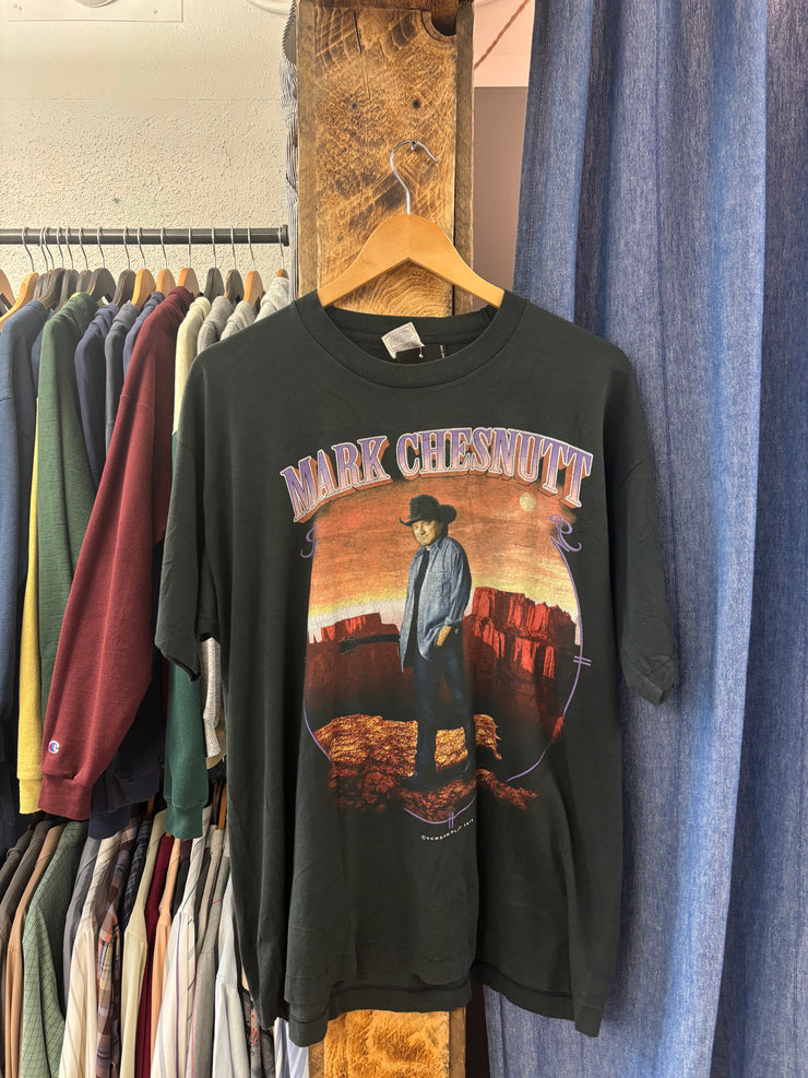 Vintage 1996 Mark Chesnutt Black T-shirt - XL