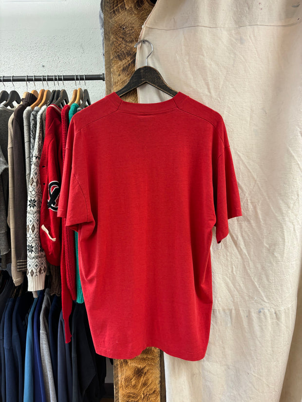 Vintage Nait Superstar Red T-shirt - XL