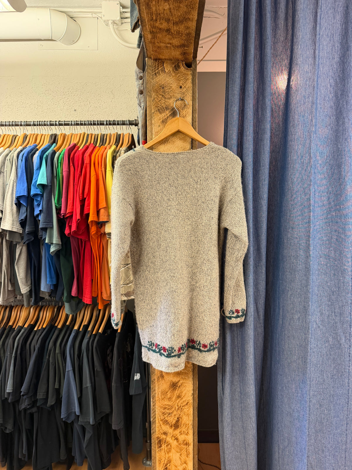 Vintage northern reflections knitted sweater - S