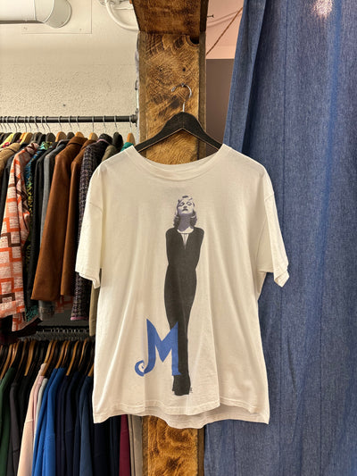 Vintage 1993 Madonna White T-shirt - L