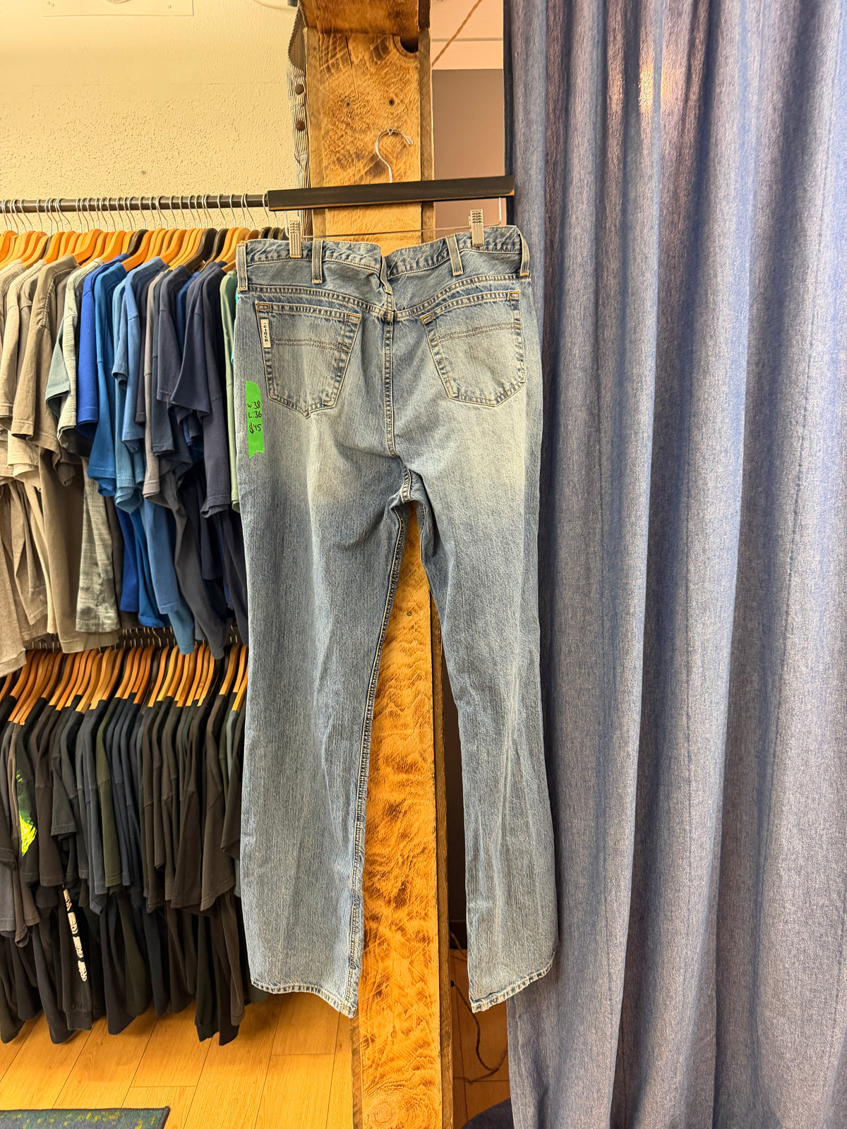 Vintage cinch blue jeans - 38