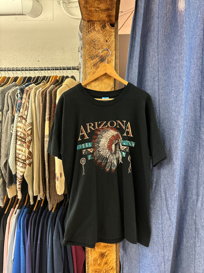 Vintage Arizona Black T-shirt - XL