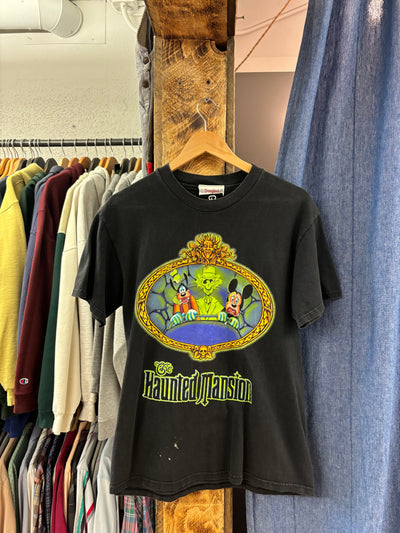 Vintage The Haunted Mansion Disneyland Black T-Shirt - M