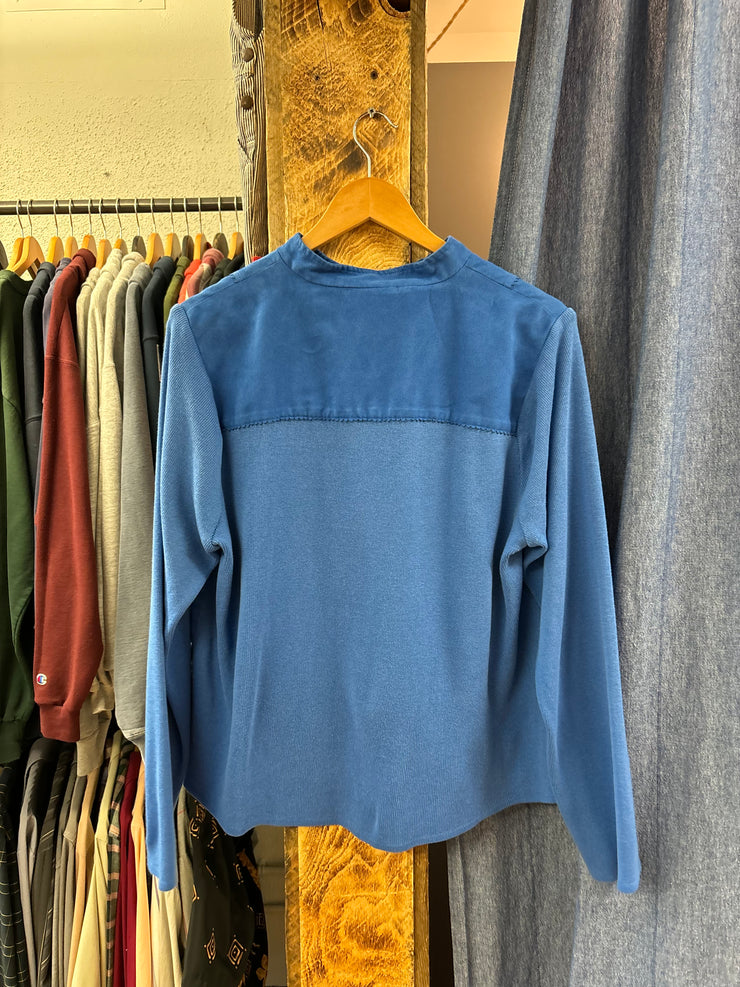 Vintage Tan Jay Women’s Blue Zip-Up Jacket - L