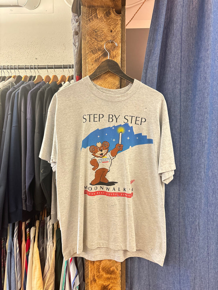 Vintage 1994 Step By Step Zellers Light Grey T-Shirt - XL