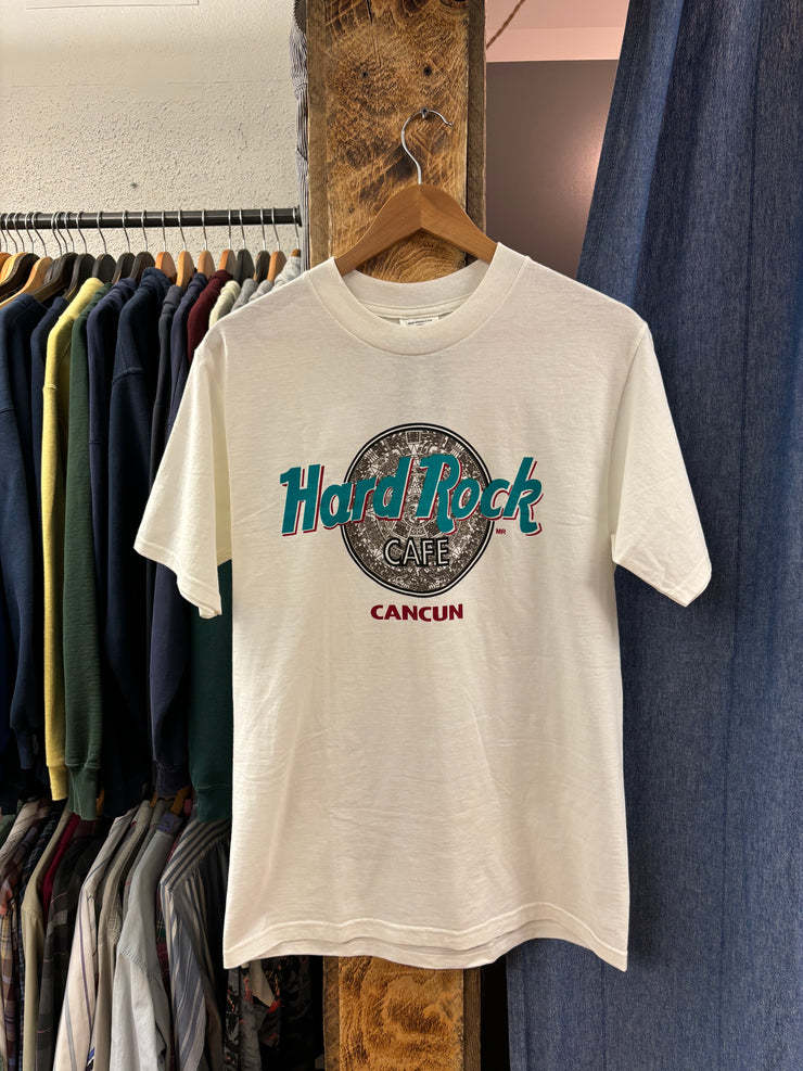 Vintage Hard Rock Cafe Cancun White T-shirt - M
