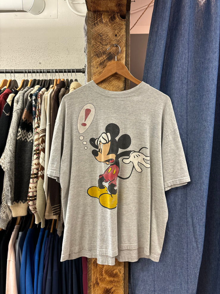 Vintage Mickey Grey T-shirt - L