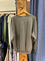 Windriver Washed Grey Crewneck - L