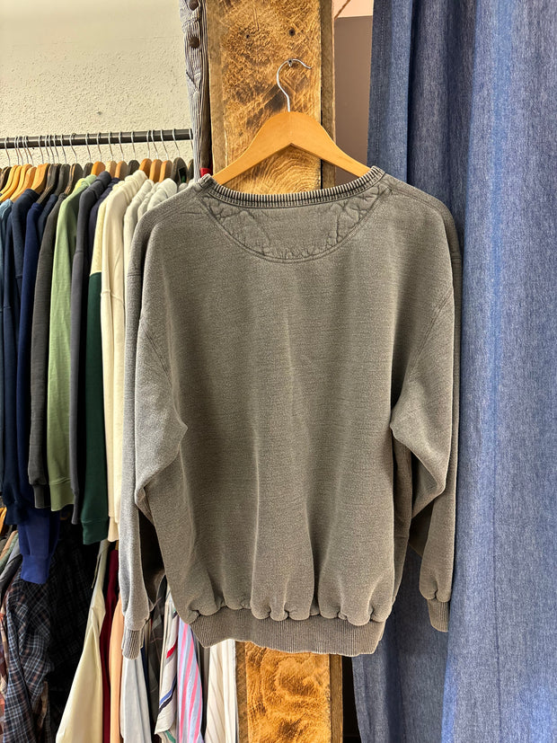 Windriver Washed Grey Crewneck - L