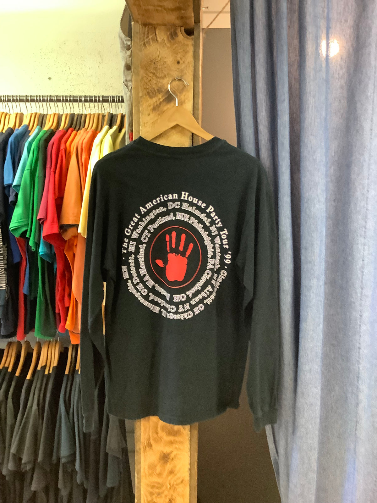 Vintage anvil black Longsleeve - L