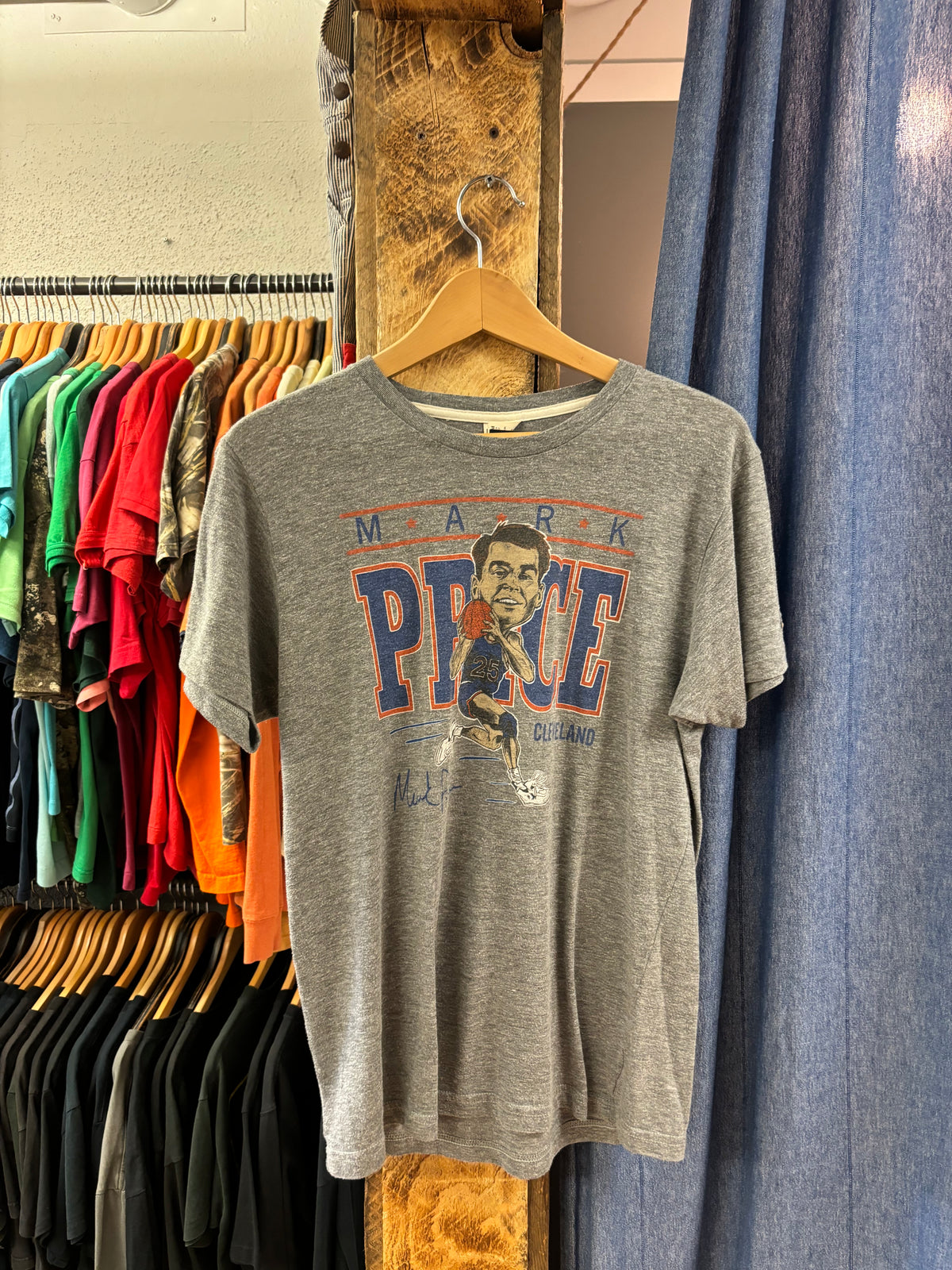 Vintage 90's Mark Cleveland Grey T-shirt - M