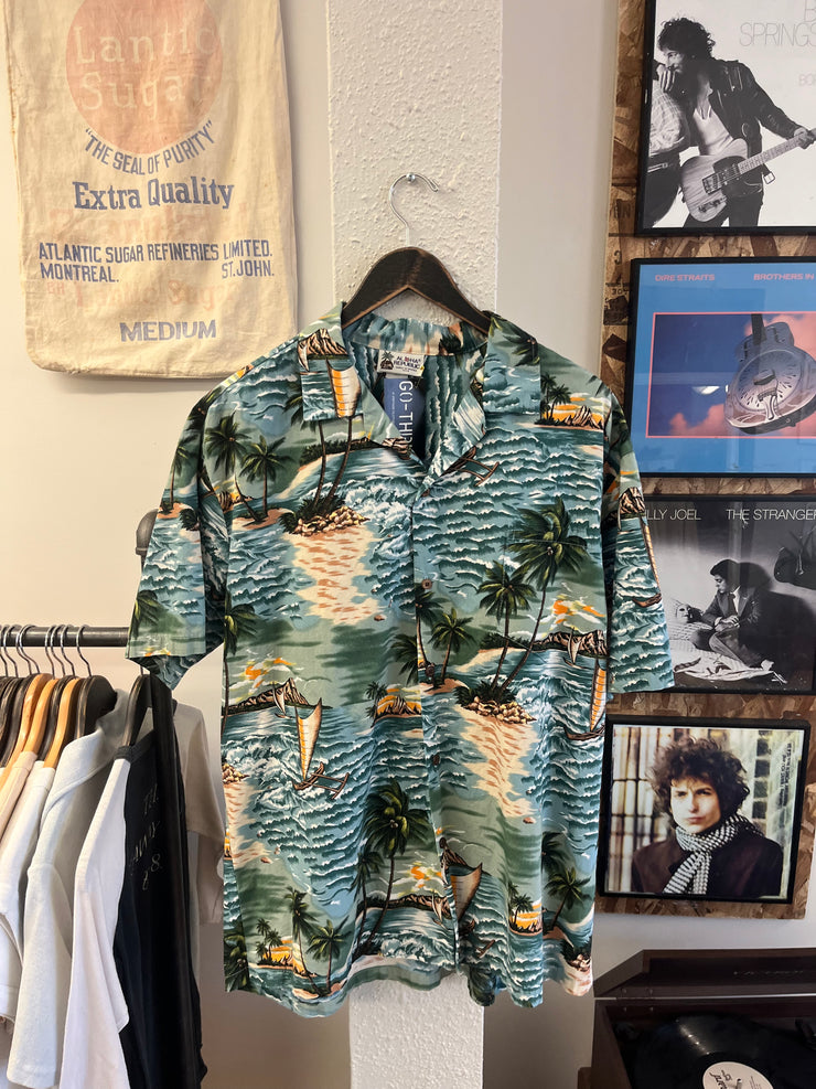 Vintage Hawaii Aloha Republic Short Sleeve Button Up - XL