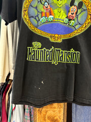 Vintage The Haunted Mansion Disneyland Black T-Shirt - M
