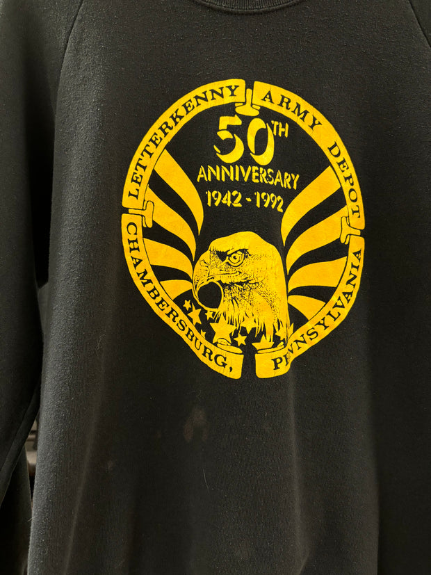 Vintage "Letterkenny Army Depot" Black Crewneck - XL (W)