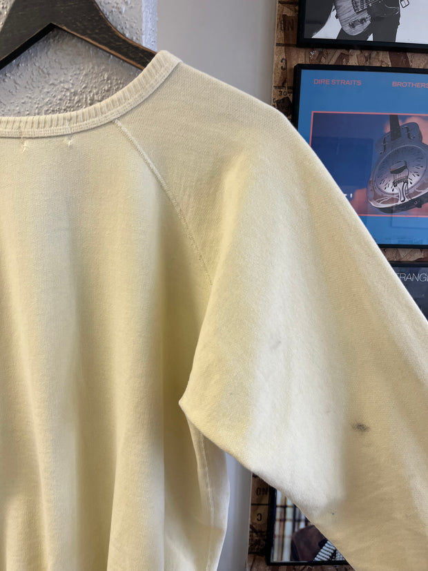 Vintage 80’s Abercrombie & Fitch Light Yellow Crewneck - M