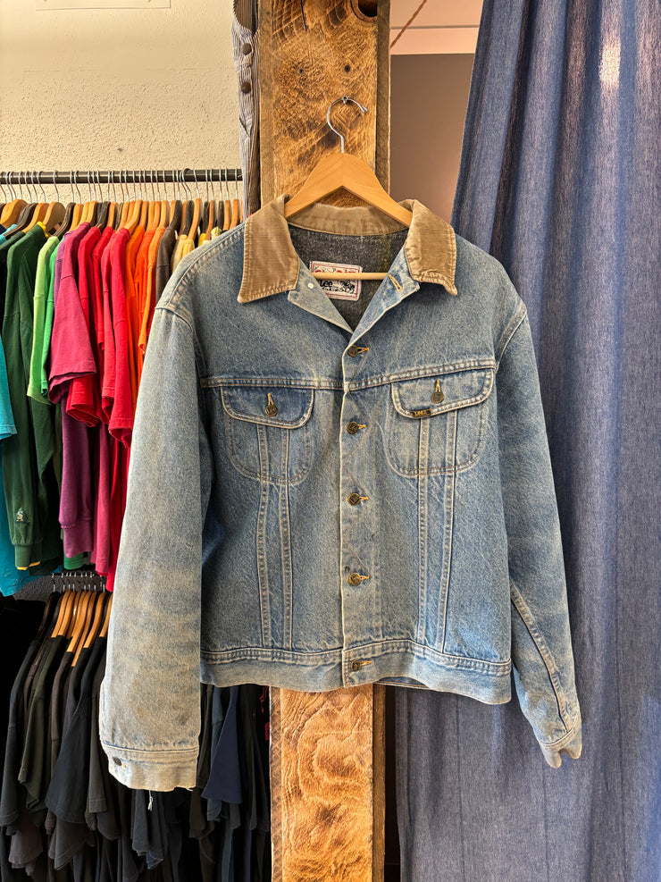 Vintage Lee Denim Light Wash Jacket - XL