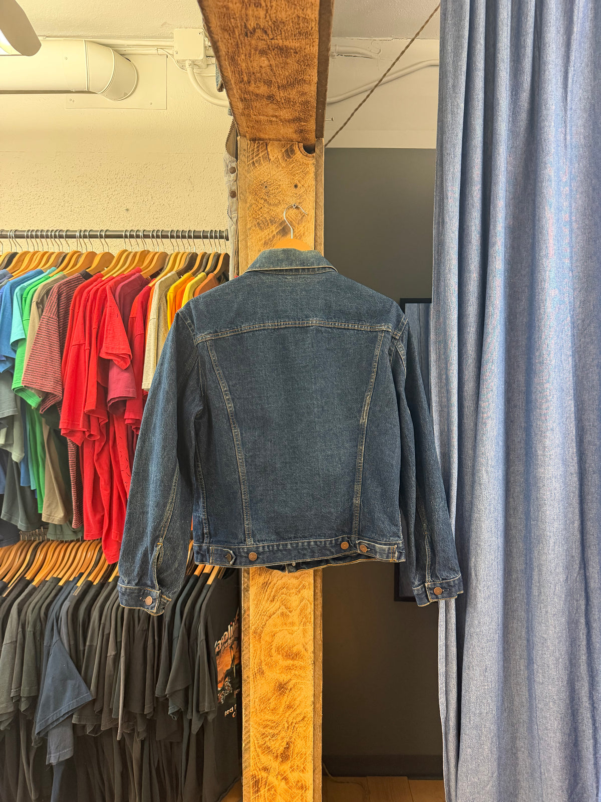 Vintage Tex-sun dark blue denim jacket - S