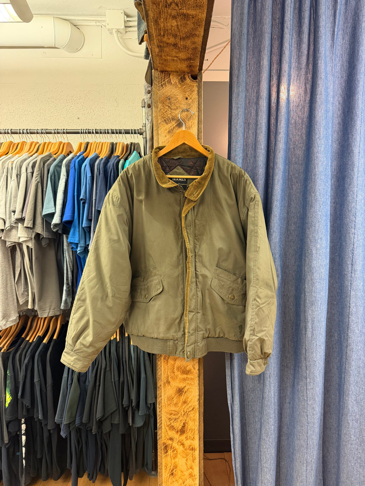 Vintage moores green jacket- XXL