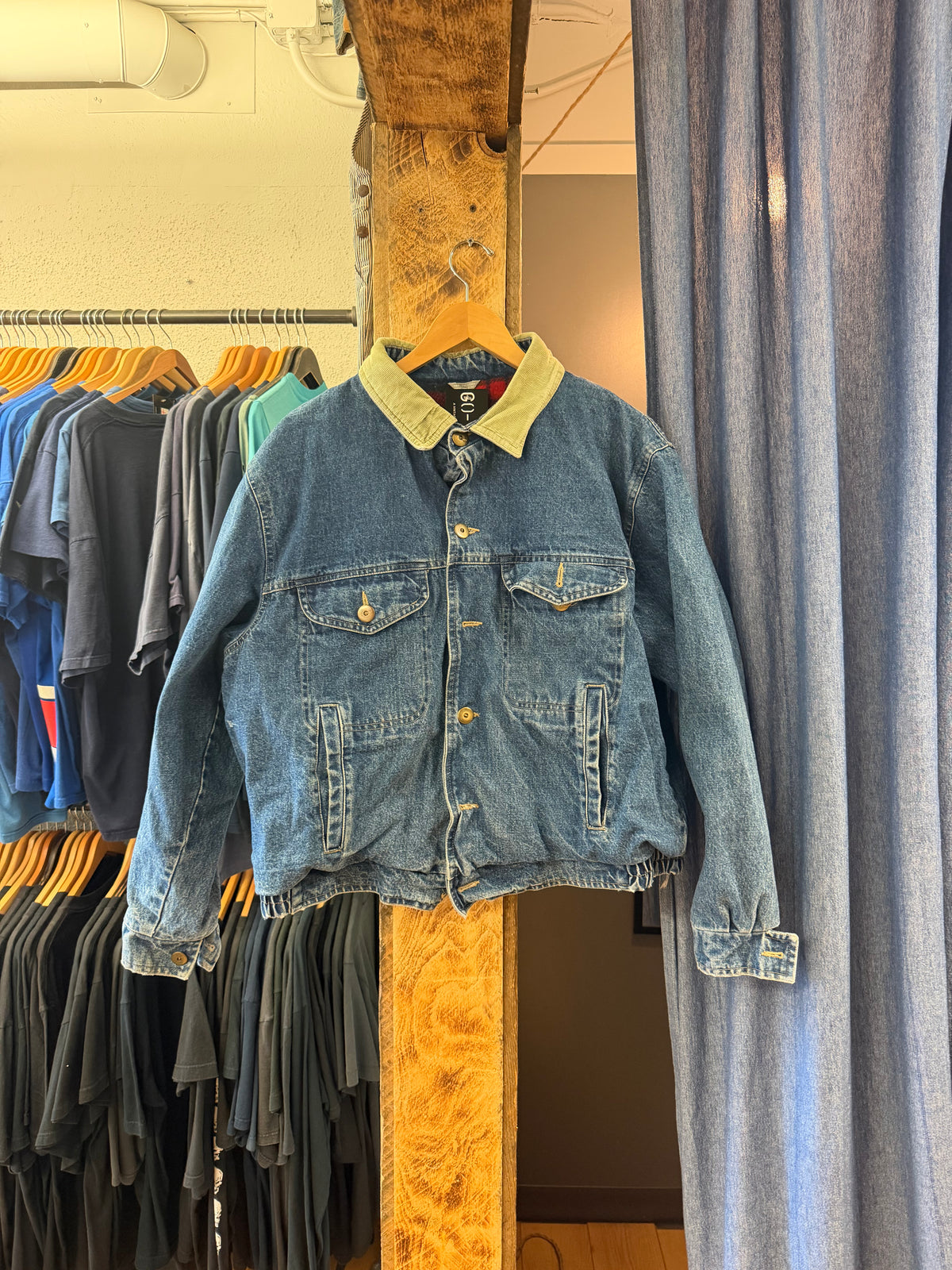 Vintage north country denim jacket - L