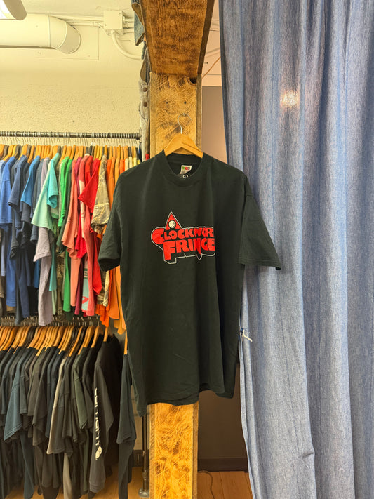 Vintage clockwork fringe graphic t-shirt - XXL