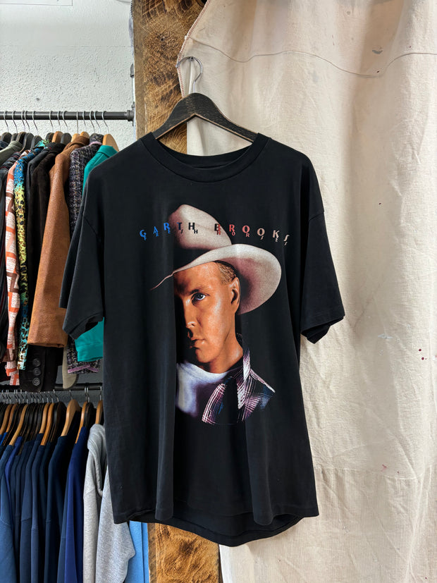 Vintage 1996 Garth Brooks Black T-shirt - XL